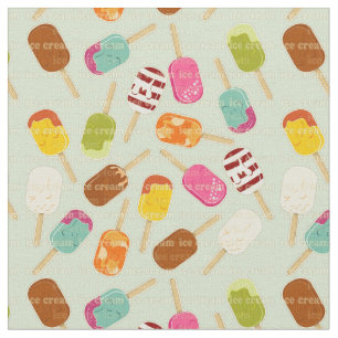 Eiscreme-Muster Stoff