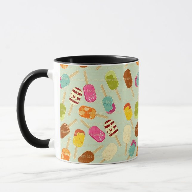 Eiscreme-Muster Tasse (Links)
