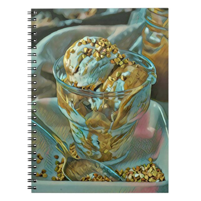 Eiscreme Notizblock (Vorderseite)