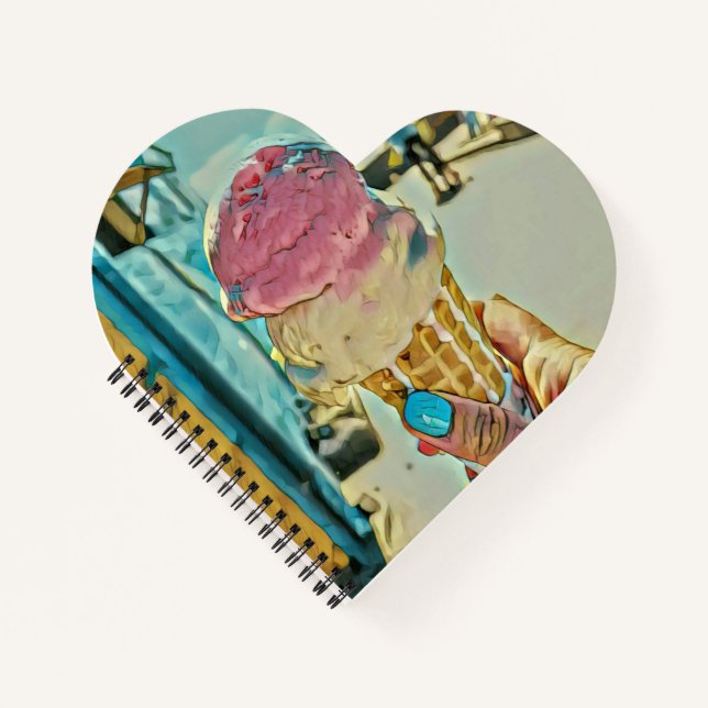 Eiscreme Notizbuch (Vorderseite)