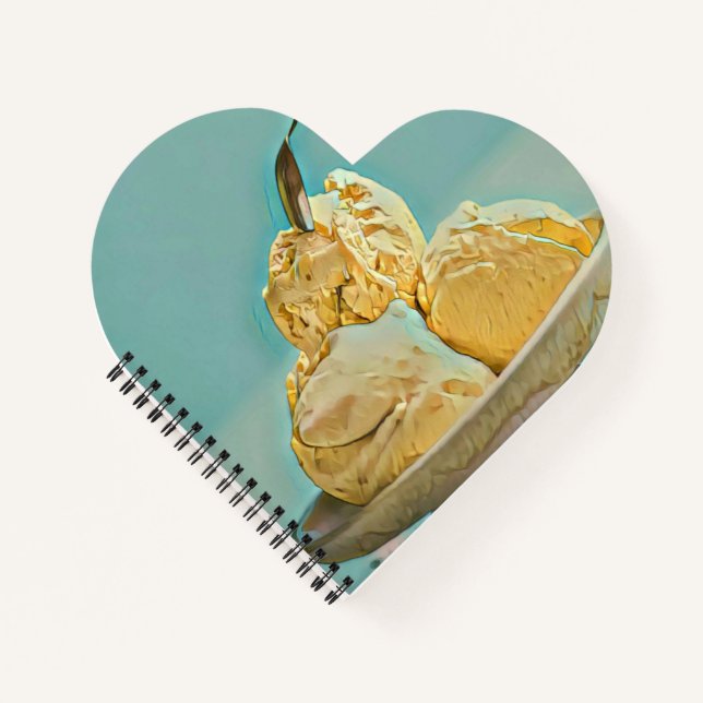 Eiscreme Notizbuch (Vorderseite)