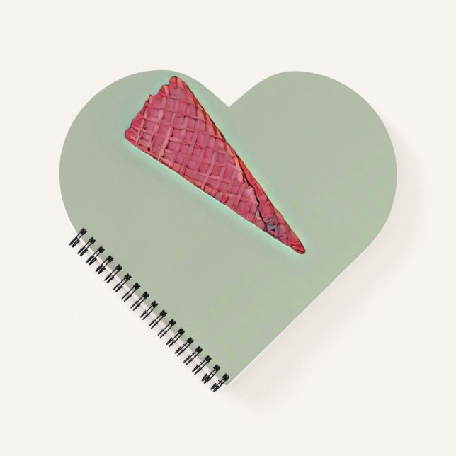 Eiscreme Notizbuch (Vorderseite)