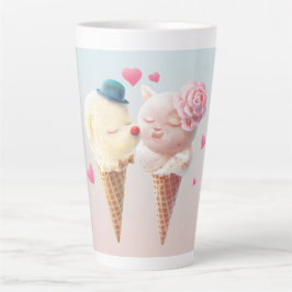 Eiscreme-Paar - Liebe bei First Lick Milchtasse