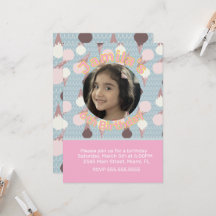 Eiscreme-Party Geburtstags-Foto