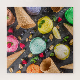 Eiscreme-Party Modernes, farbenfrohes Esstisch