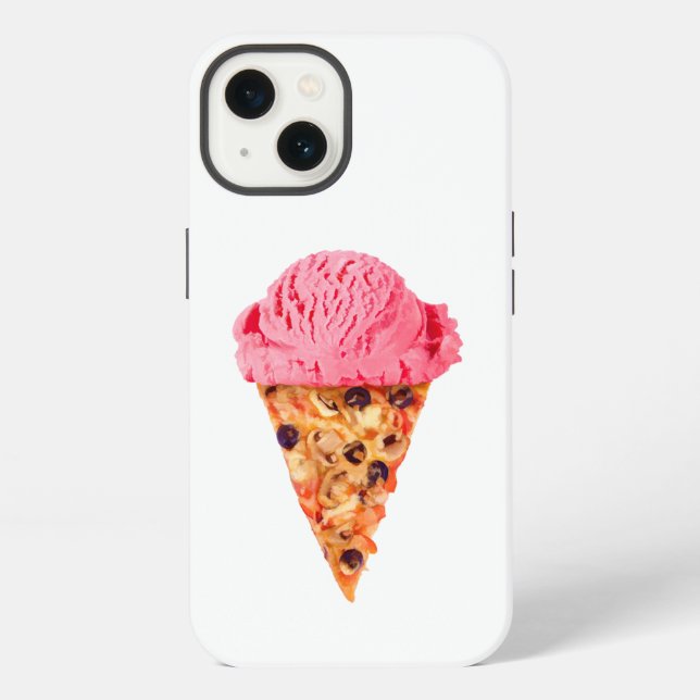 Eiscreme-Pizza iPhone Hülle (Rückseite)