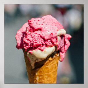 Eiscreme-Plakat Poster