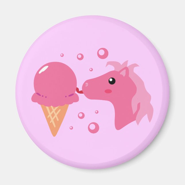 Eiscreme Pony Magnet (Vorne)