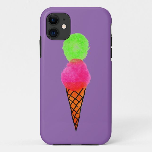 Eiscreme Pop Art Case-Mate iPhone Hülle (Rückseite)