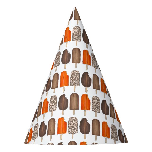 Eiscreme-Pop Bars Popsicle Creamsicle Fudge Partyhütchen (Vorderseite)