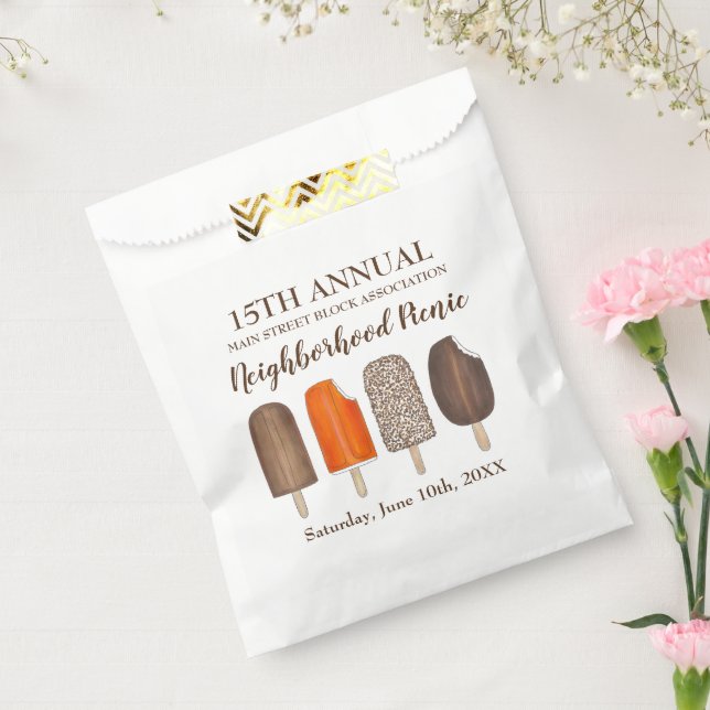 Eiscreme-Pop Bars Popsicle Creamsikel Picnic Geschenktütchen (Versiegelt)