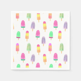 Eiscreme-Popsikel Serviette