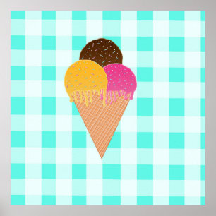 Eiscreme Poster