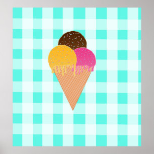 Eiscreme Poster