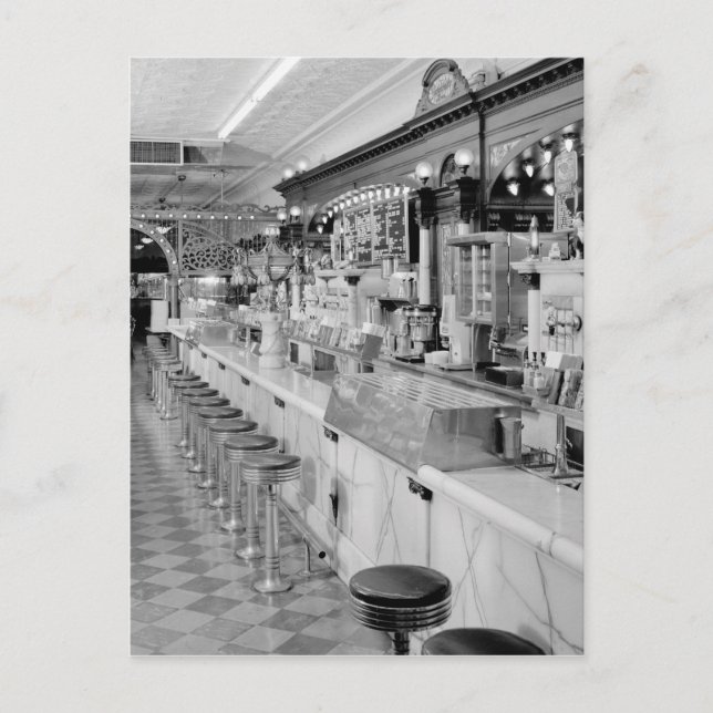 Eiscreme Postkarte (Vorderseite)