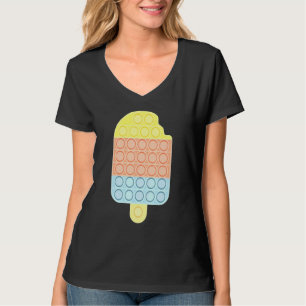 Eiscreme Push Pop Blubble Fidget Sensory Toy Niedl T-Shirt