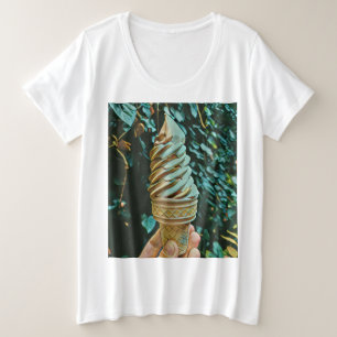 Eiscreme-Rezept Große Größe T-Shirt
