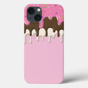 Eiscreme Rosa Zuckerguss Sprinklen Tropfen Case-Mate iPhone Hülle
