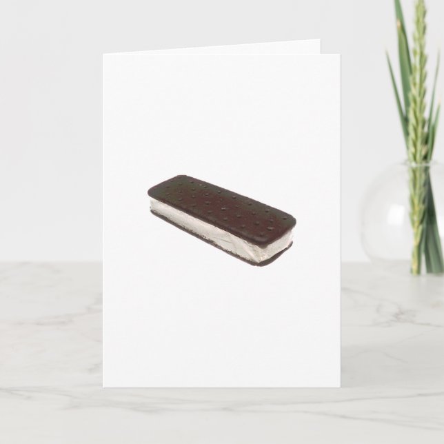 Eiscreme Sandwhich Karte (Vorderseite)