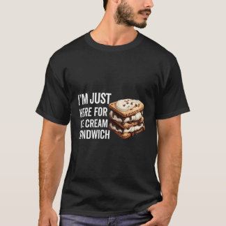 Eiscreme Sandwich Männer Frauen Kinder Cookie Eis T-Shirt