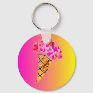 Eiscreme Schlüsselanhänger