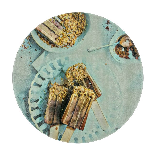 Eiscreme Schneidebrett (Vorderseite)