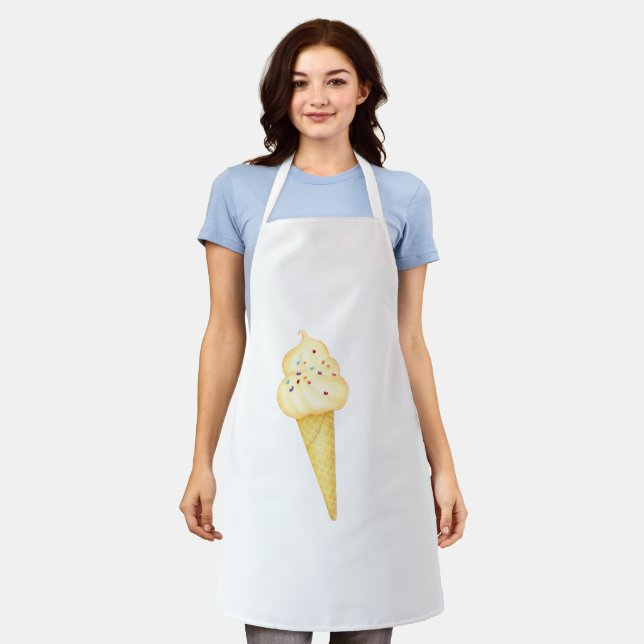 Eiscreme Schürze (Getragen)