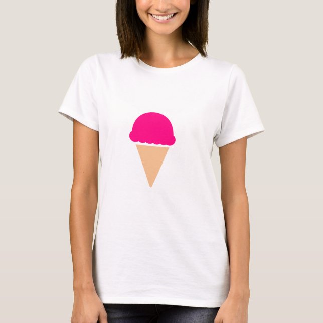 Eiscreme-Shirt T-Shirt (Vorderseite)