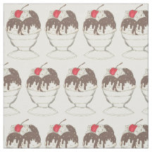 Eiscreme Shoppe Hot Fudge Cherry Sundae Dessert