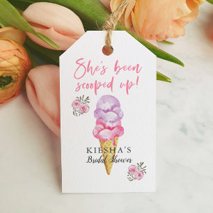 Eiscreme Sie wurde aufgetragen Geschenkanhänger