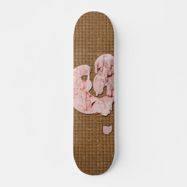 Eiscreme Skateboard (Vorne)