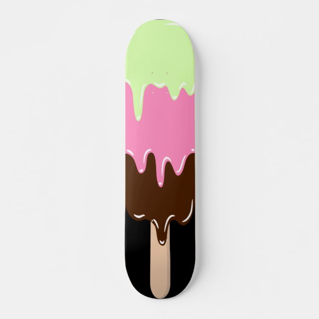 Eiscreme Skateboard (Vorne)