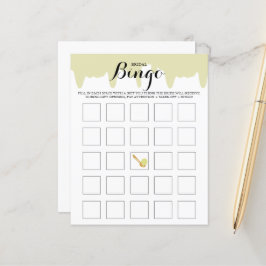 Eiscreme Social Pistachio Bridal Bingo Game