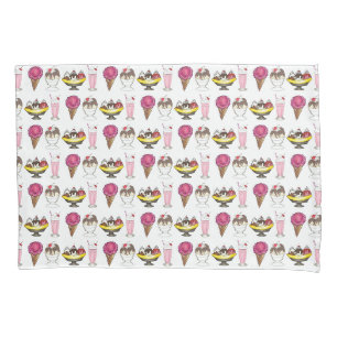 Eiscreme Social Sundance Milkshake Banana Split Kissenbezug