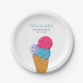 Eiscreme Sommer Geburtstagsparty Pappteller