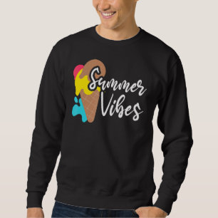Eiscreme Sommerbecher für Unisex Sweatshirt