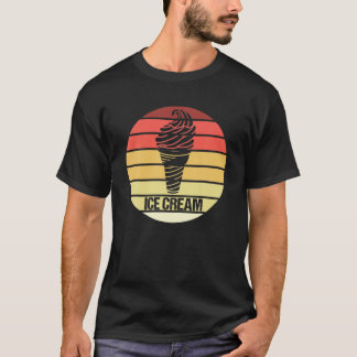 Eiscreme Sommerliche Leckerei Süßes Dessert Gefrie T-Shirt