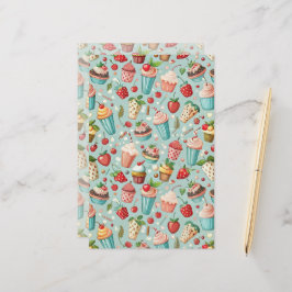 Eiscreme Spaß Briefpapier