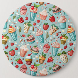 Eiscreme Spaß Button
