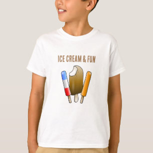 Eiscreme & Spaß zum Geburtstag T-Shirt