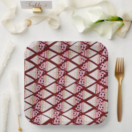 Eiscreme-Sprinklen Berry Paper Plate Pappteller