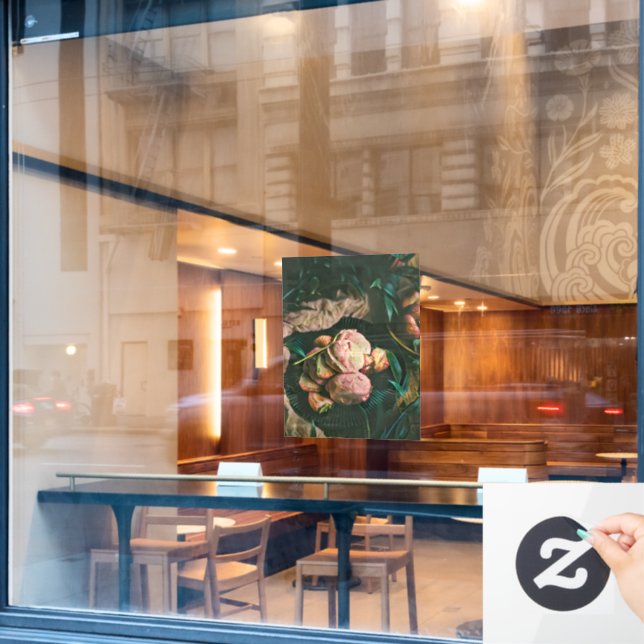 Eiscreme-Sprinklen Fensteraufkleber (Café-Fenster)