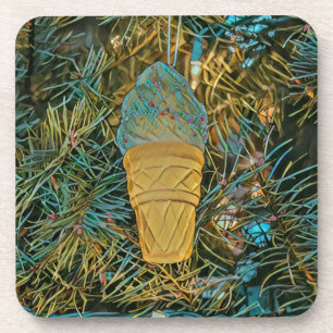 Eiscreme-Sprinklen Getränkeuntersetzer