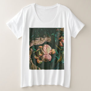 Eiscreme-Sprinklen Große Größe T-Shirt