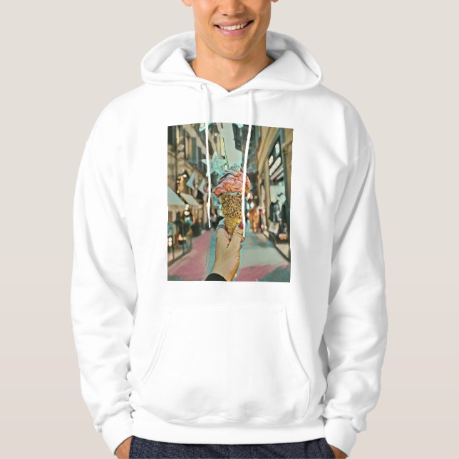Eiscreme-Sprinklen Hoodie (Vorderseite)