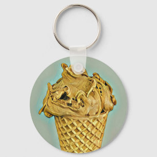 Eiscreme-Sprinklen Schlüsselanhänger