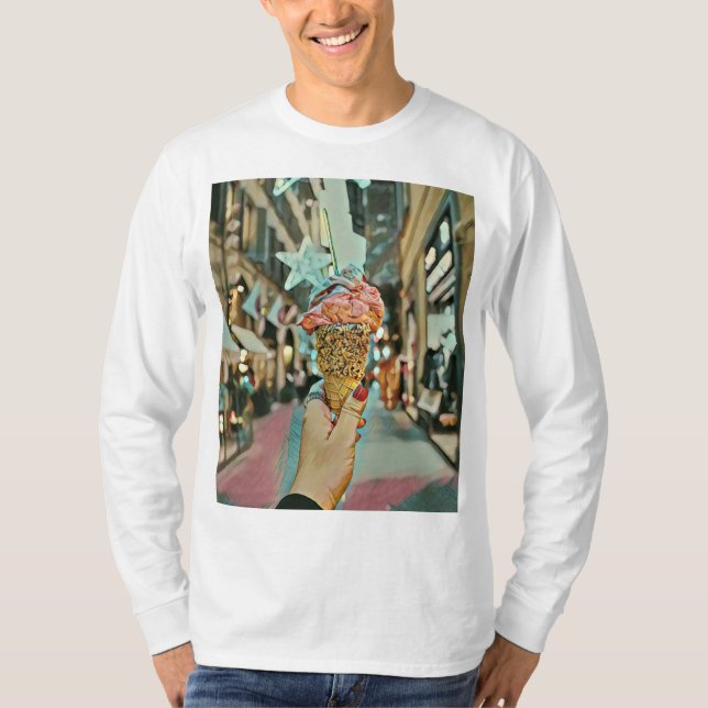Eiscreme-Sprinklen T-Shirt (Vorderseite)