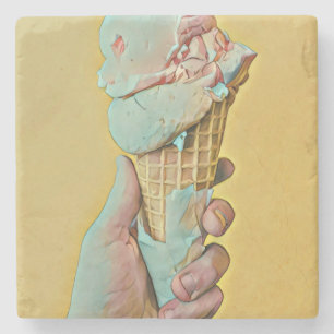 Eiscreme Steinuntersetzer
