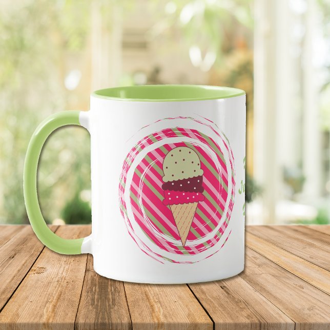 Eiscreme Strawberry Swirl Tasse (Von Creator hochgeladen)