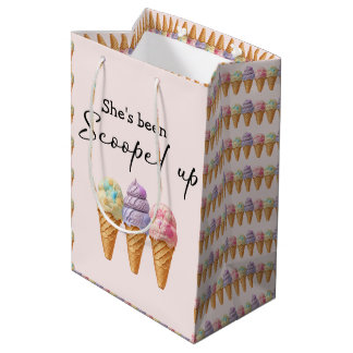 Eiscreme Summer Scoopup Brautparty Gefallen Mittlere Geschenktüte